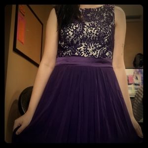 Purple Lace Prom/Evening/Formal Gown